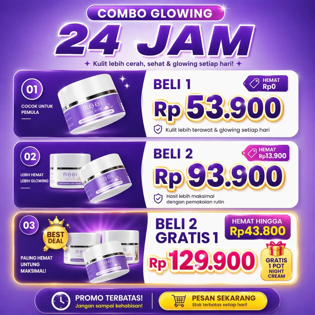 MOOI - Promo combo glowing 24 jam